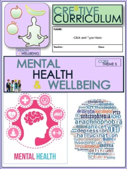 Preview of Mental Health and Wellbeing Work Booklet