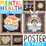 Mental Heath Happy Thought Posters Positive Classroom Deco