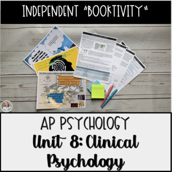 Preview of Mental Illness & Empathy Booktivity for Clinical Psych Unit of AP Psychology