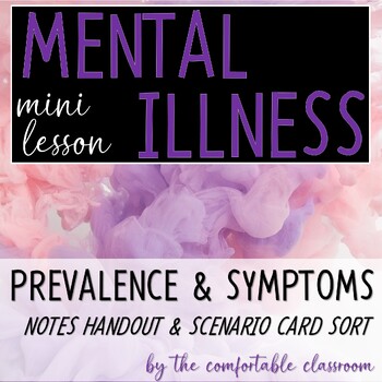 Preview of Mental Illness Minilesson: Prevalence & Symptoms