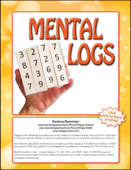 Preview of Mental Logs