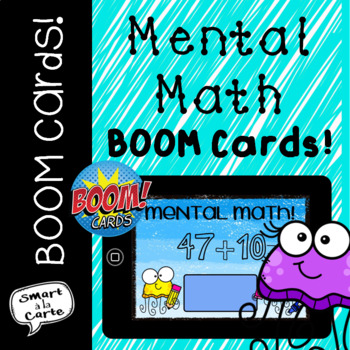 Preview of Mental Math - 2 Digit Numbers (Addition & Subtraction) Boom Cards