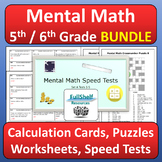 Mental Math Activities Math Warm Ups and Early Finishers 5