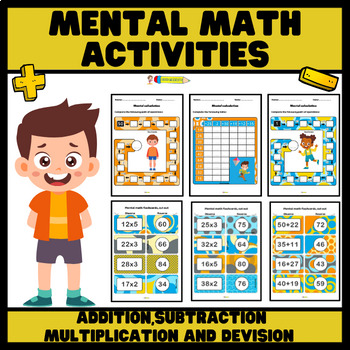 Preview of Mental Math Summer & End of Year Activities