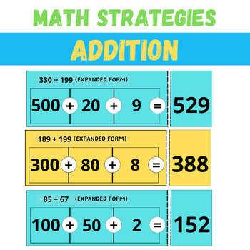 Preview of Mental Math Addition Strategies for Fact Fluency.