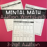 Mental Math Addition Worksheets