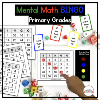 Preview of Mental Math Bingo Game for Fact Fluency