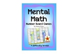 Mental Math Board Games - adding Ones Tens Hundreds