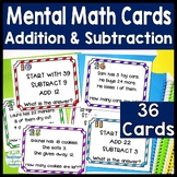 Mental Math Cards: 36 Addition & Subtraction Mental Math S