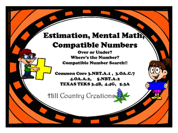 Preview of Mental Math/ Number Sense:  Estimation, compatibles:  Wake your Math Brain UP!!!