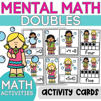 Preview of Mental Math Fluency Practice: Doubles Activities + Assessment