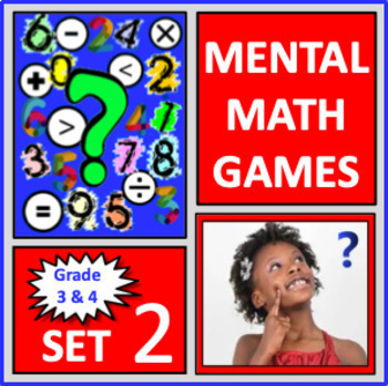Preview of Mental Math Games: Grade 3 and 4 (Set 2)