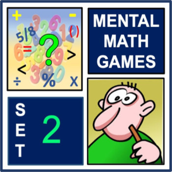 Preview of Mental Math Games Set 2: ten digital math activities