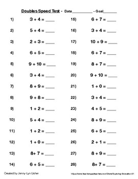 Mental Math: Near Doubles/Halves (Up to 20) by ExploringEducationCanada