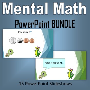 Preview of Mental Math PowerPoint BUNDLE