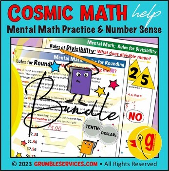 Preview of Mental Math Practice & Number Sense: Dividing & Rounding Rules, Calculating Tip
