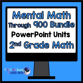 Preview of Mental Math Strategies Math Unit Bundle 2nd Grade Distance Learning