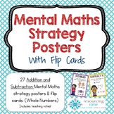 Mental Math Strategy Posters + Flip Cards (Addition and Su