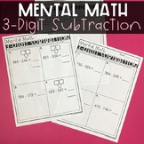 Mental Math Subtraction 3-Digit