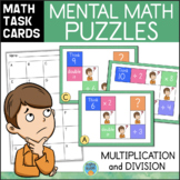 Mental Math Puzzles Multiplication & Division Fluency Task