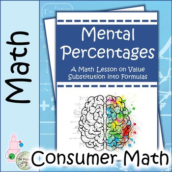 Preview of Mental Percentages A Middle School Project on Percentages in the Real World