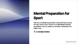 Mental Preparation for Sport - IB SEHS