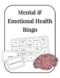 Mental and Emotional Health Bingo
