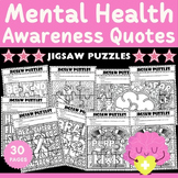 Mental health awareness Month Quotes Jigsaw Activity Templ