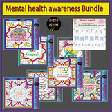 Mental health awareness   Collaborative Coloring Poster Bu