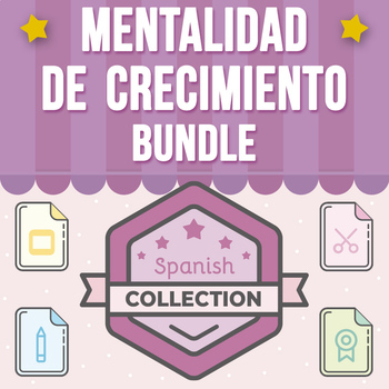 Preview of Mentalidad de Crecimiento Collection BUNDLE | PPT, Activities and Crafts