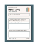 Mentor Program Participant Survey