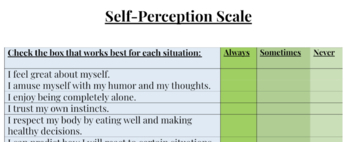 Preview of Mentor Self Perception Scale 