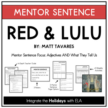 Preview of Mentor Sentence: Red & Lulu