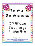 Mentor Sentences 3rd Grade Journeys Units 4-6
