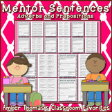 Mentor Sentences:  Adverbs and Prepositions {4th Grade}