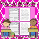 Mentor Sentences: Correctly Ordered Adjectives {4th Grade}