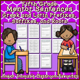 Mentor Sentences: Greek and Latin Roots, Prefixes and Suff