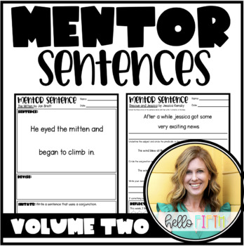 Preview of Mentor Sentences: Volume 2