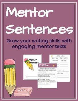 Preview of Mentor Sentences with skill practice