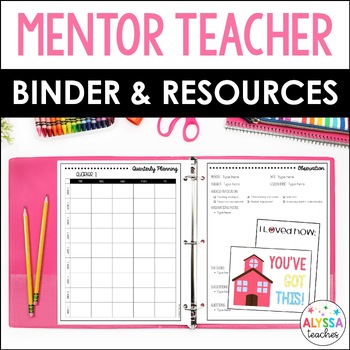 Preview of Mentor Teacher Binder and Resources