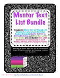 Mentor Text List Aligned with CCSS for Reading, Writing & 
