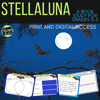 Preview of Stellaluna Activities and Lesson Plans - Fiction and Nonfiction Reading Lessons