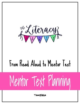 Preview of Mentor Text Planning Template