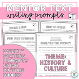 Mentor Texts Writing Prompts (Theme: History & Culture)