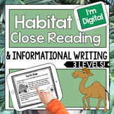 Mentor Texts for Expository Writing on Habitats | Close Re