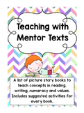 Mentor Texts: Literacy/Numeracy/Values (aligned to Austral