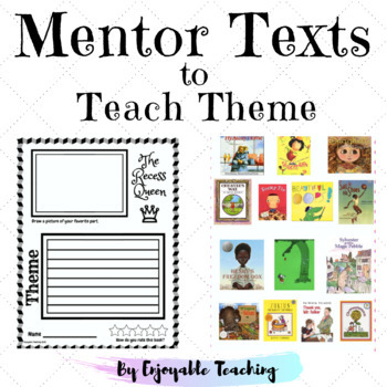 Preview of Theme and Central Message in Literature (Mentor Texts)