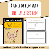 Little Red Hen Literacy activities/make your own book/temp