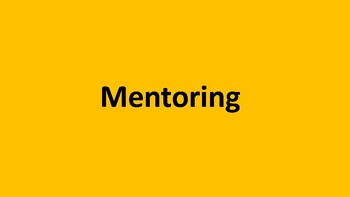 Preview of Mentoring