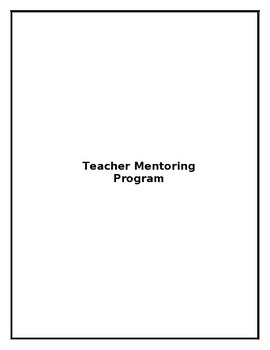 Preview of Mentoring packet forms and monthly tasks(Editable and fillable resource)